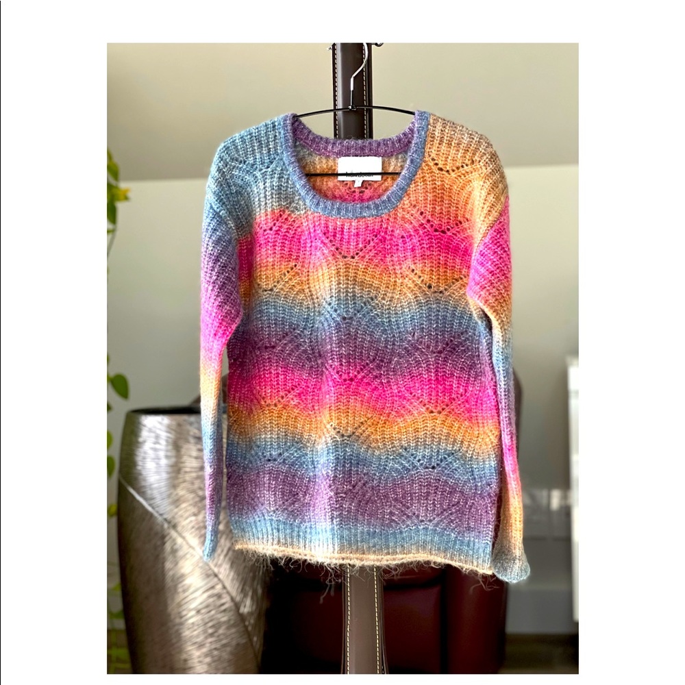 Brand New “Heartloom” Multi Color Sweater
